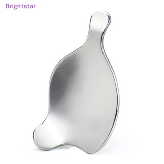 Brightstar กัวซา เหล็กสเตนเลส สําหรับนวดใบหน้า หลัง สปา ใหม่