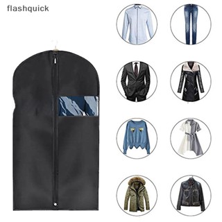 Flashquick เสื้อผ้า กันฝุ่น ผ้าคลุมกันน้ํา เสื้อผ้า เสื้อโค้ท เสื้อสูท ป้องกันเสื้อผ้า ถุงแขวน จัดระเบียบตู้เสื้อผ้า ดี