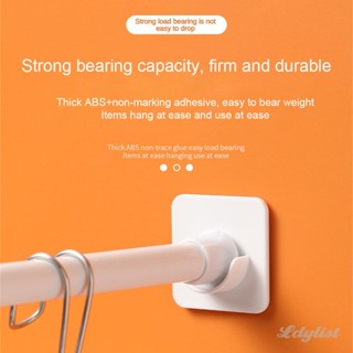 ღ Closet Telescopic Rod Wall Hanging Cloth Storage Holder Strong Self-Adhesive Rod Bracket Bathroom Shower Rod Tension Retainer Closet Storage Accessories ซื้อทันทีเพิ่มลงในรถเข็น