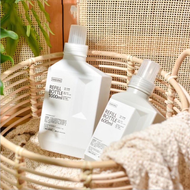 ขวดน้ำยาซักผ้า ขวดรีฟิล ขวดใส่น้ำยาปรับผ้านุ่ม ใช้ซ้ำได้ กล่องเก็บน้ำยา Empty bottles - รูปที่ 2