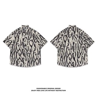 [kin] เสื้อเชิ้ตฮาวาย แขนสั้น ลายนารูโตะ KZD-5108