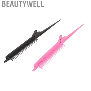 Beautywell Tail  Comb  Versatile Lightweight Firm Clamping Force Easy Carry Tail Teasing  Comb  for Hair Salons