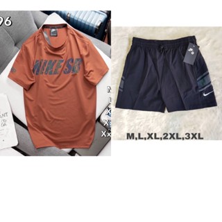 ขายดี- Set 2 ชิ้น - ชุดออกกำลังกายผู้ชาย ชุดกีฬา CODE4289