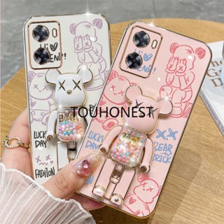 เคส Oppo A57 เคส Oppo A53 Casing Oppo A54 Cases Oppo A15 Cover Oppo A16 เคส Oppo A5S A12 Case Oppo A31 Case Oppo A71 Case Oppo A77S Case Oppo A92 A39 Case Oppo A77 Case Shockproof Cartoon Anime Graffiti Kaws Bear Stand Cute Phone Case TB โทรศัพท์มือถือ