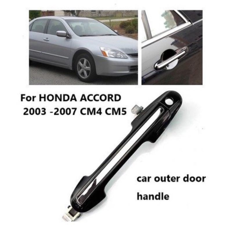 Hys มือจับประตูรถยนต์ ด้านนอก สําหรับ HONDA ACCORD 2003 2004 2005 2006 2007 CM4 CM5 72680-SDE-T01ZT 72640-SDE-T01ZT