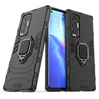 เคสโทรศัพท์มือถือ PC แบบแม่เหล็ก สําหรับ OPPO Reno 5 Pro Plus 5G