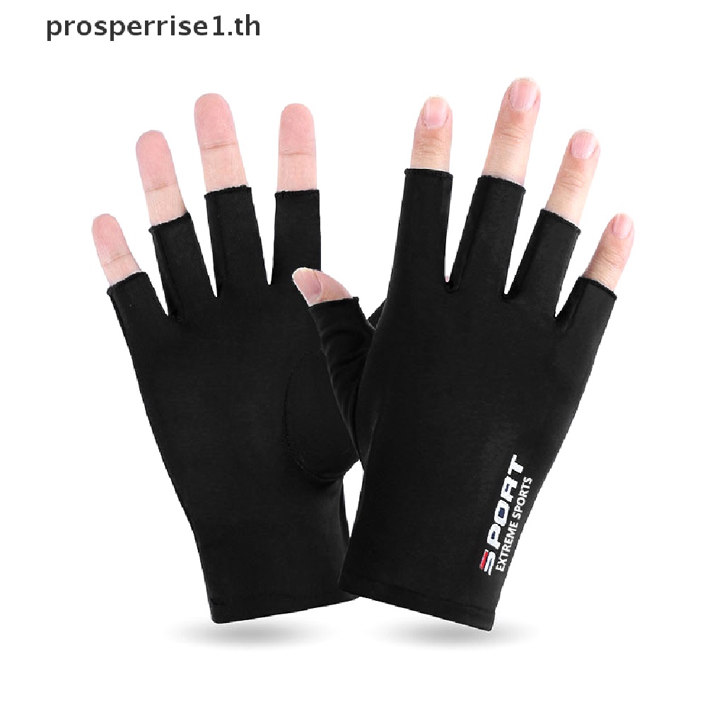 [PPTH] ถุงมือตกปลา ป้องกันการลื่นไถล ป้องกันรังสียูวี ระบายอากาศ เหมาะกับฤดูใบไม้ผลิ ฤดูร้อน สําหรับผู้ชาย และผู้หญิง [MOTOR]
