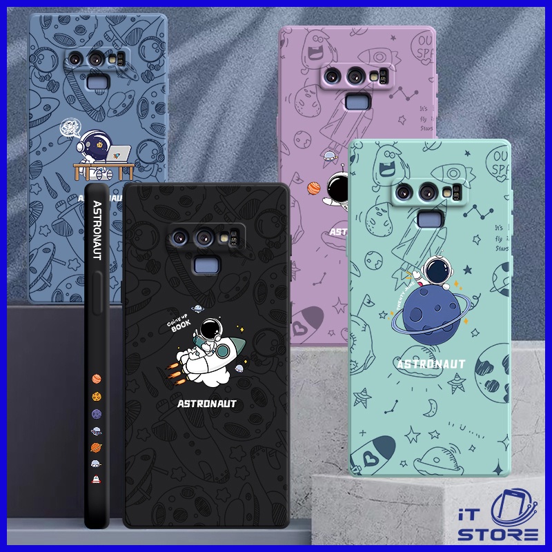 เคส Samsung Note 9 Soft Case Creative เคส Samsung Note 9 Note 8 Case Silicone Case เคสซัมซุง Note 9 Note 8 Astronaut Case Cartoon Case 2C-SS