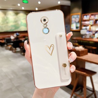 เคสโทรศัพท์มือถือ ซิลิโคน กันกระแทก ลายหัวใจ พร้อมขาตั้ง หรูหรา สําหรับ Xiaomi Redmi 5 Plus Redmi 8 8A Pro 8A