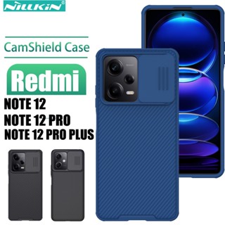 Nillkin เคสโทรศัพท์มือถือ PC TPU แบบสไลด์เลนส์กล้อง สําหรับ Redmi Note 12 Pro Note 12 Pro Plus 5G