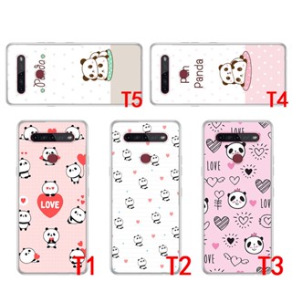 เคสใส แบบนิ่ม ลายแพนด้าน่ารัก 40N สําหรับ Infinix Hot 10St 10T X689C Note 7 X690 8 X692 X693 10 Pro X695