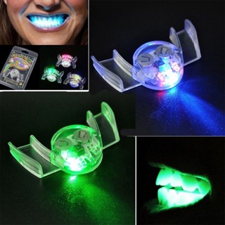 Halloween Party Tool Guarding Carnival Gift Flashing LED Funny Tooth Light Harmless And Environmentally Friendly Gag Toys