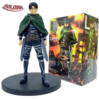 Boloni1 โมเดลฟิกเกอร์ Attack on Titan PVC ขนาด 16 ซม. สําหรับตกแต่งรถยนต์