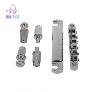 สะพานสายกีตาร์ Tune-O-matic Tailpiece Tailpiece สําหรับ Les Paul สไตล์ LP 1 ชุด