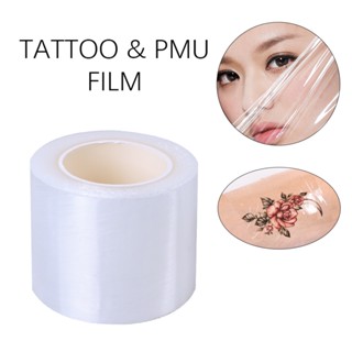 Tattoo Film Wrap Clear Cover Microbading Plastic 42mm*200mm Disposable Eyebrow Lips Transparent PMU Supplies