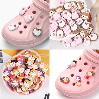 Croc Jibz Pins กระดุมรูปตุ๊กตา 2.5D ขนาดเล็ก สําหรับรองเท้า DIY