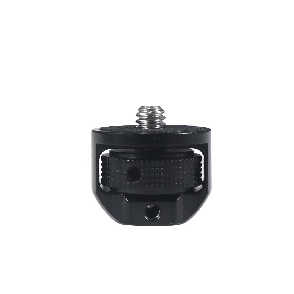 FEICHAO สําหรับ DJI OSMO Pocket 2 / Insta360 X3 X4 X5 กล้อง 360 หมุน 1/4 สกรูอะแดปเตอร์สําหรับแสงแฟลชแขนแม่เหล็ก