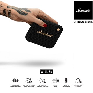 [สินค้าใหม่] Marshall Willen มาร์แชลลำโพงสะดวกMarshall  Portable Bluetooth Speaker รับประกันศูนย์ไทย 1 ปี