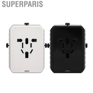 Superparis Universal Travel Adapter USB C 6A Total Output Portable Multi Outlets Travel Plug Adapter Converter 100‑240VAC International