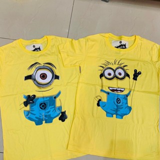 TOP CTเสื้อยืดลายการ์ตูนมินเนี่ยน Minion