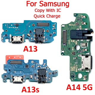 ใหม่ บอร์ดเชื่อมต่อสายชาร์จไมโครโฟน Micro USB สําหรับ Samsung Galaxy A13 A13s A14 4G 5G