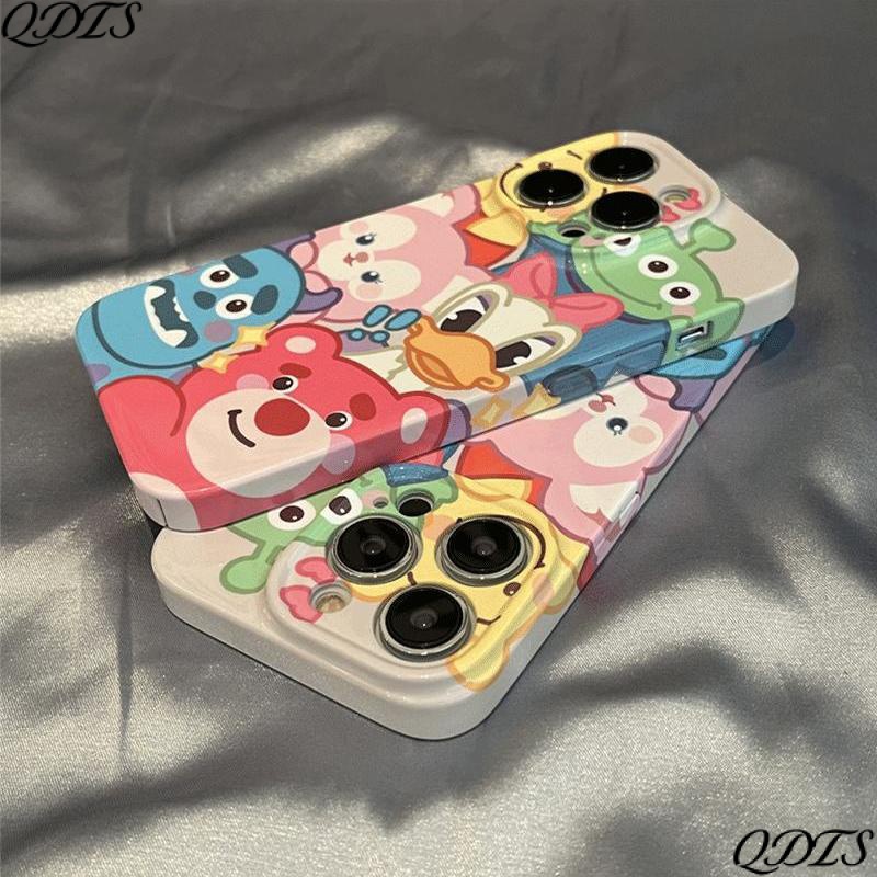 เคสโทรศัพท์มือถือแบบแข็ง กันกระแทก สีวาว สําหรับ Iphone 1314pro 8p 12 11 max 7 OSGX