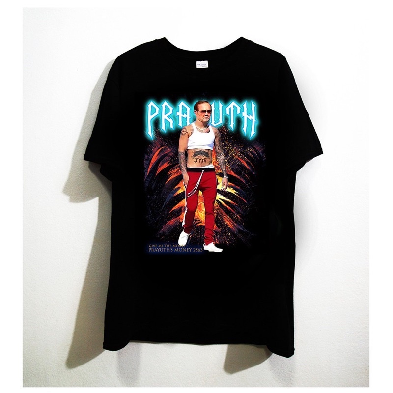 【hot sale】สกรีนการเมืองท่องเที่ยว ลุงตู่ เสื้อยืดแฟชั่นโอเวอร์ไซส์