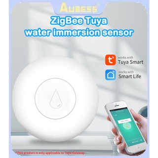 Zigbee Tuya Water Leak Detector Flood Sensor ถังน้ำ Full Water Linkage Alarm Smart Life App การตรวจสอบระยะไกล TECH3