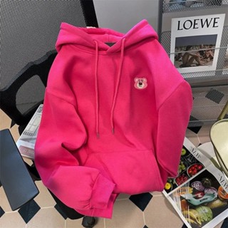 เสื้อกันหนาวแจ็กเก็ต ผ้าฟลีซ เนื้อแมตต์ ลาย Disney Lotso น่ารัก พรีเมี่ยม สไตล์เกาหลี สําหรับวัยรุ่นผู้หญิง