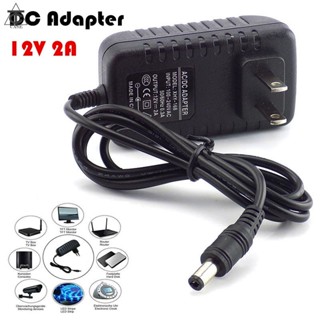 DC อะแดปเตอร์ Adapter 12V 2A CCTV Adapter DC 12V/5V 2A 2000 mAh สำหรับกล้องวงจรปิด (หัว 5.5 x 2.5MM)