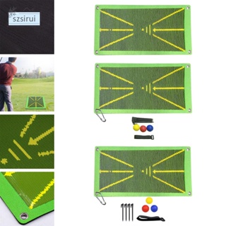 [szsirui] แผ่นรองสวิงกอล์ฟ ไม่มีอุปกรณ์เสริม สําหรับฝึกตีกอล์ฟ