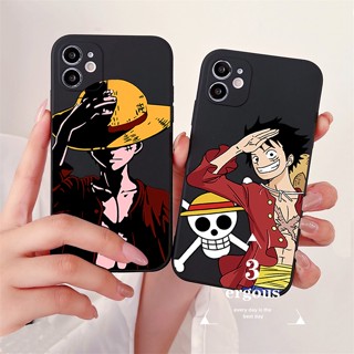 เคสโทรศัพท์มือถือ ลายการ์ตูนวันพีช ลิง D. สําหรับ IPhone 14 13 12 11 Pro Max SE2020 X XR Xs Max 7 8 6 6s Plus เคสซิลิโคน TPU แบบนิ่ม ป้องกันรอย ลายลูฟี่