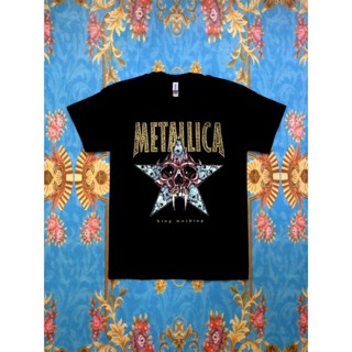 พร้อมส่ง ผ้าฝ้ายบริสุทธิ์ 🎸METALLICA เสื้อวง Metallica สินค้านำเข้า การเปิดตัวผลิตภัณฑ์ใหม่ T-shirt