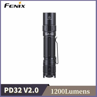 Fenix PD32 V2.0 ไฟฉาย ทรงกลม 1200 ลูเมนส์ ระยะ 395 เมตร EDC ขนาดกะทัดรัด ไฟฉายยุทธวิธี