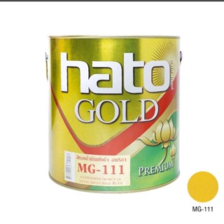 Hato สีน้ำมันทองอะคริลิค HATO MG#111 ขนาด 3.785ลิตร