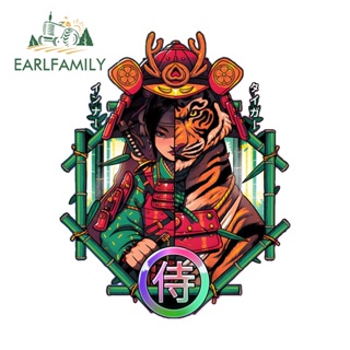 Earlfamily สติกเกอร์ Geisha กันน้ํา ขนาด 13 ซม. x 10.4 ซม. สไตล์ญี่ปุ่น สําหรับติดตกแต่งรถยนต์ รถจักรยานยนต์ แล็ปท็อป