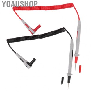 Yoaushop Test Probe  2Pcs Wide Compatibility Multimeter Test Lead Quick Response  for Work