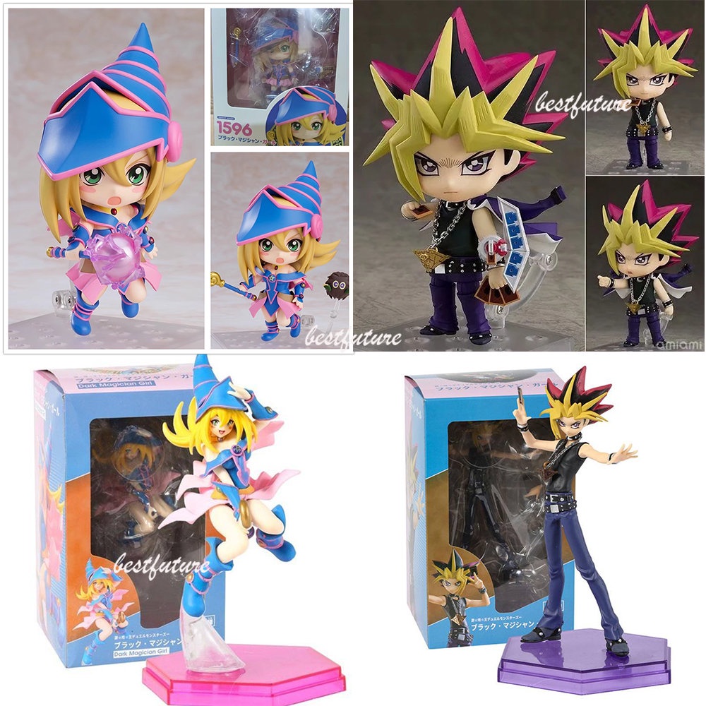 Yu-gi-oh! โมเดลฟิกเกอร์ Pvc Duel Monstros Yami Yugi Mana Dark Magician Girl Nendoroid ของเล่นสะสม สํ