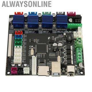 Alwaysonline 3D Printer Motherboard  32 Bit USB Micro B Type Printer Motherboard PCB Material  for KP5M