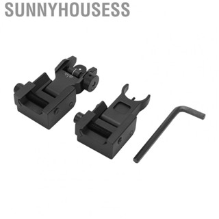 Sunnyhousess Dual Half   Front Rear  Set Anodized Impact Resistant Hard Aluminum Alloy with Wrench for M4 AR Series