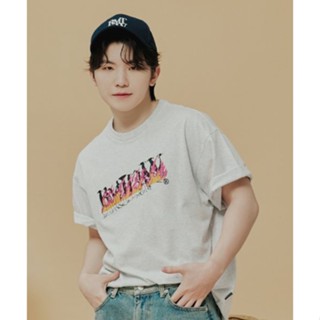เสื้อยืดแขนสั้น พิมพ์ลายมงกุฎ สไตล์โรแมนติก Li Zhixun Woozi