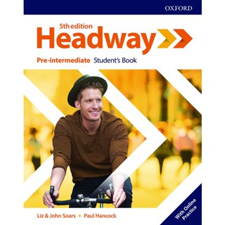 Bundanjai (หนังสือภาษา) Headway 5th ED Pre-intermediate : Students Book with Online Practice (P)