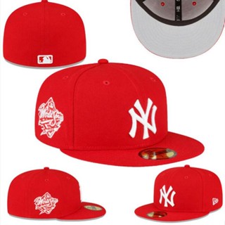 หมวกซีล ปักลายตัวอักษร MLB NY LA