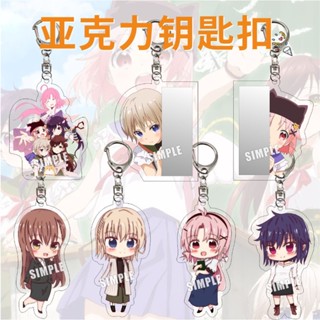 Gakkougurashi พวงกุญแจอะคริลิค จี้การ์ตูนอนิเมะ Man Takeya Yuki Ebisuzawa Kurumi Yuri Wakasa สําหรับผู้หญิง และผู้ชาย