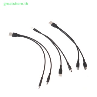 Greatshore 2 In 1 สายชาร์จ USB Type C Micro USB C ชาร์จเร็ว สําหรับ Huaiwei Samgsung Xiaomi Type C
สายชาร์จ Android TYPE-C