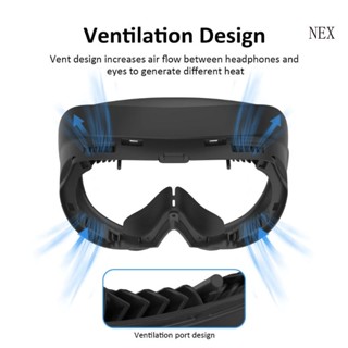 Nex แผ่นรองจมูก ป้องกันการรั่วไหลของแสง สําหรับชุดหูฟัง Pico 4 VR