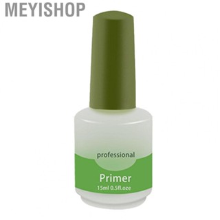 Meyishop Professional Nail Primer Natural Fast Air Dry Nail Prep Bond Primer for Women Girl