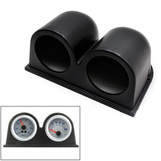 ⚡READYSTOCK⚡Dual Gauge Pod 2inch 52mm Car Gauge Pod Dash Gauge Pod Universal Black