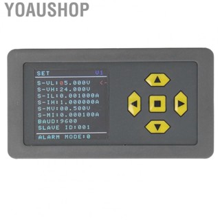 Yoaushop Current Voltage Meter  Color Digital Display 7-24V 3A 30VDC Current Meter Multi Function Practical  for Industrial