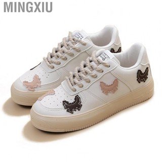 Mingxiu Women Sport Shoes  Soft Inner Lining Fashionable Style Beige Brown Breathable Comfortable Round Toe Cover Casual Shoes  for Girl for Indoor